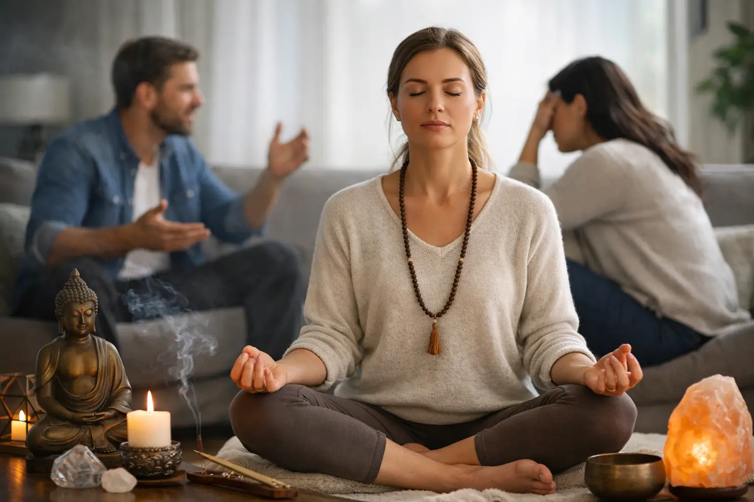 Cómo usar meditación en una crisis relacional